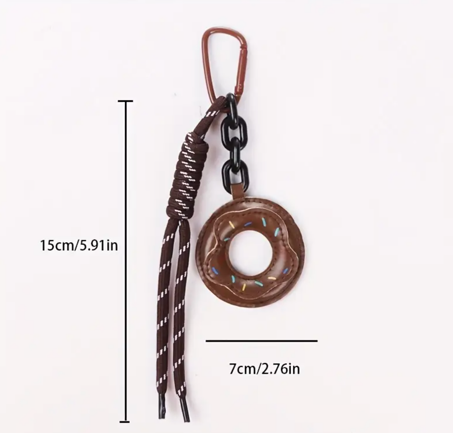 Donut Drift – Çikolata Halkalı Çanta Charmı