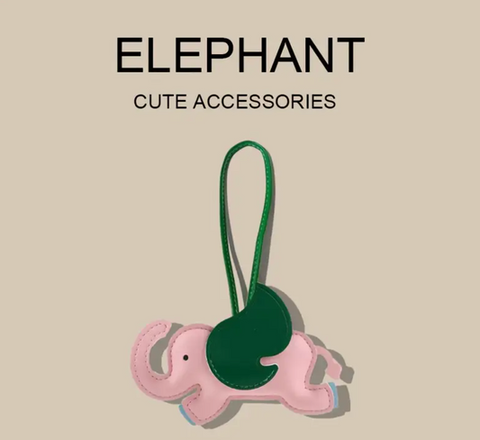 Luna the Elephant – Pembe Çanta Charmı