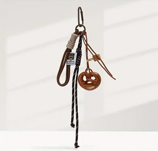 Urban Knot – Deri Detaylı Çoklu Çanta Charmı