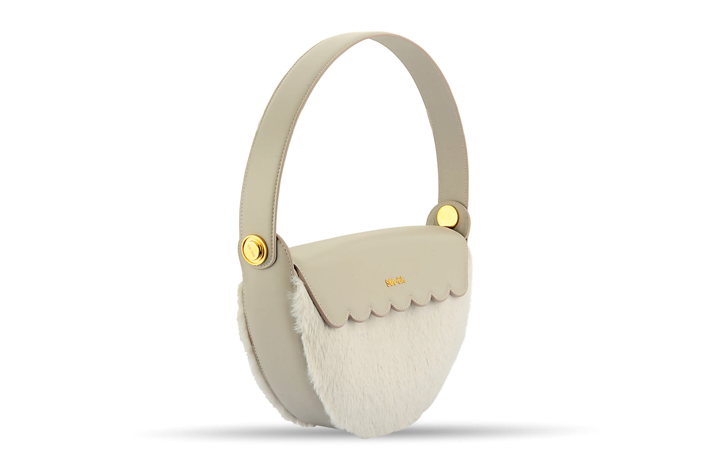 Pina Graue Damen Schultertasche